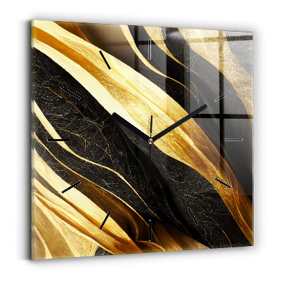 Horloge murale carrée Abstraction élégante