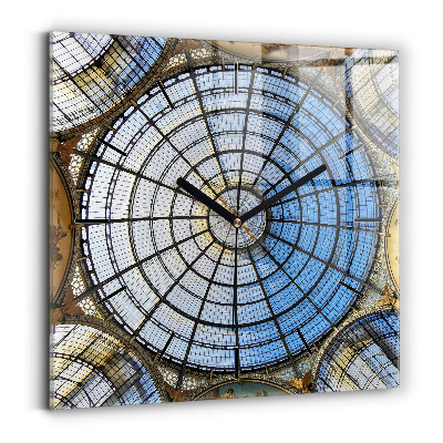 Horloge murale carrée Centre commercial de Milan