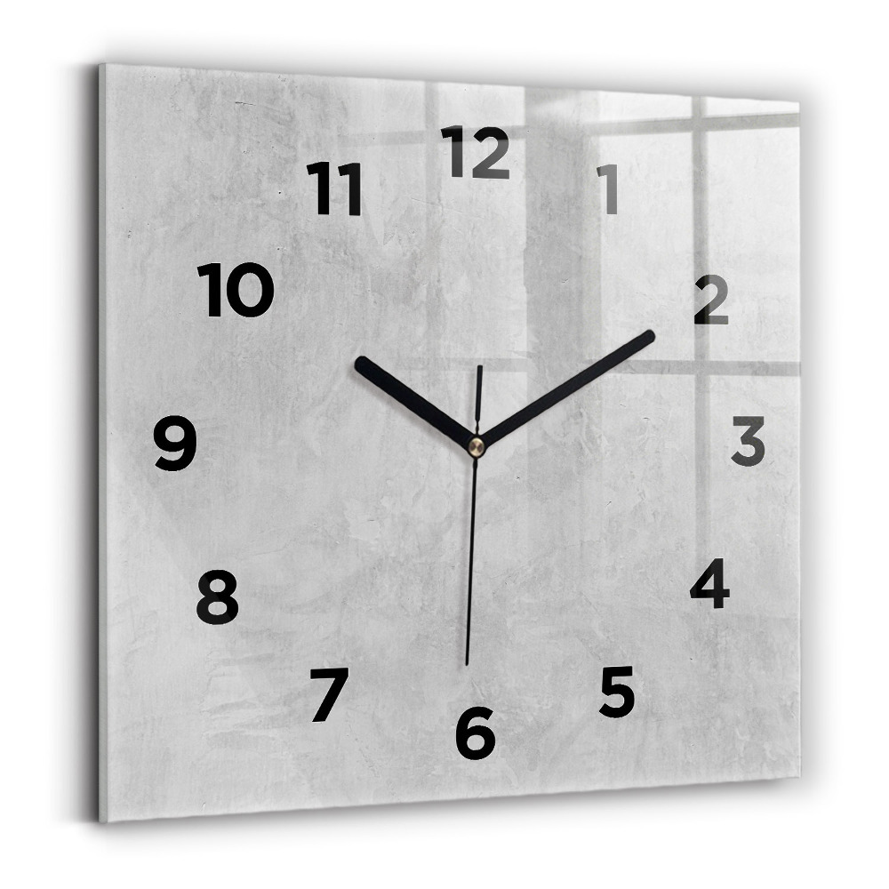 Horloge murale carrée Mur de pierre