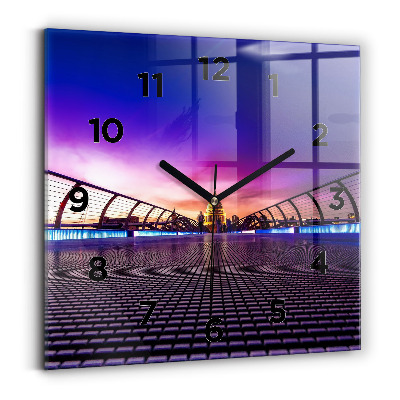 Horloge carrée en verre Cathédrale Saint-Paul