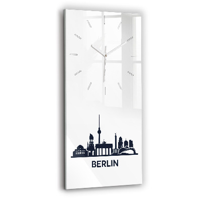 Horloge rectangulaire verticale Illustration de la ville de Berlin