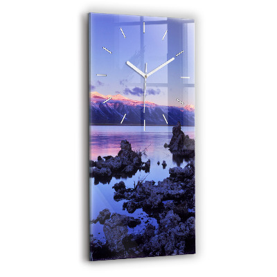 Horloge rectangulaire verticale Lac de Californie