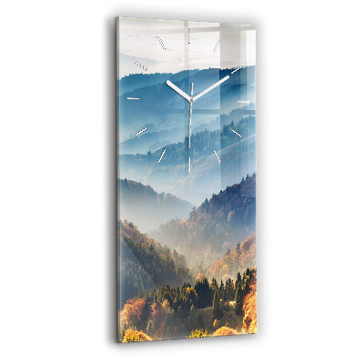 Horloge rectangulaire verticale Paysage de montagne