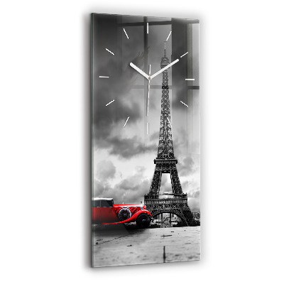 Horloge murale verticale Tour Effel Paris