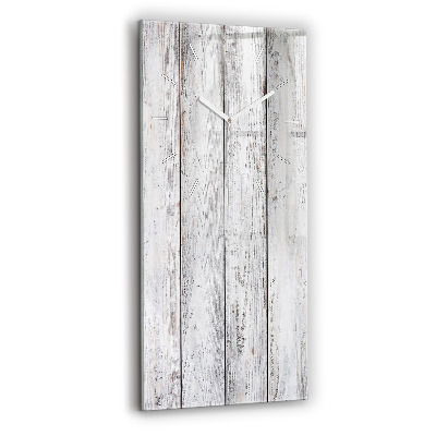Horloge rectangulaire verticale Planches peintes