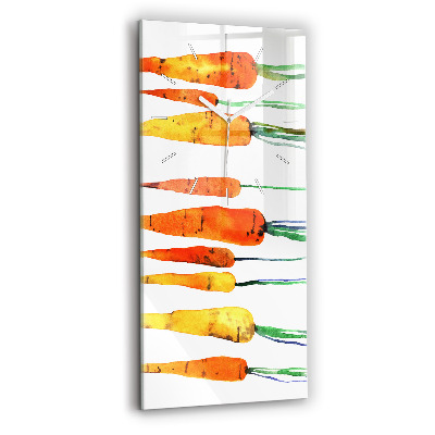 Horloge murale verticale Illustration de carottes