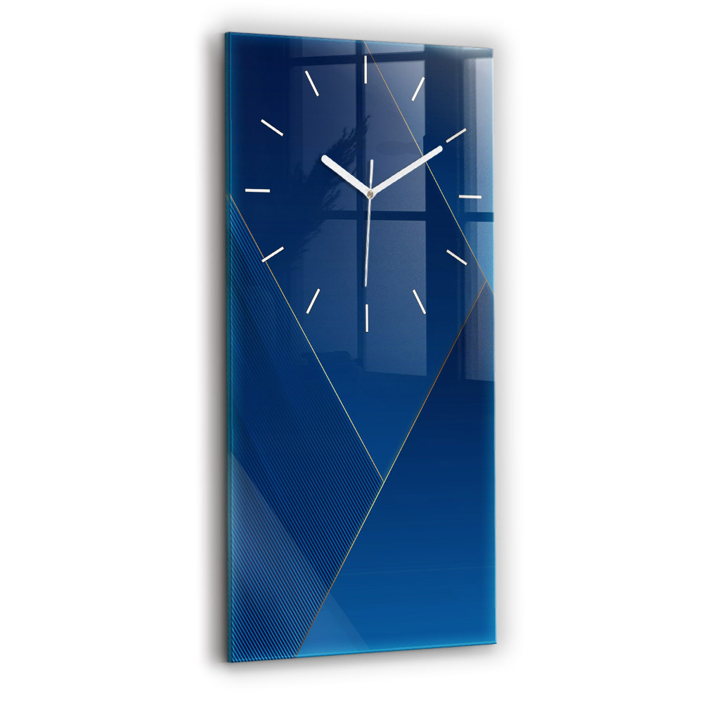 Horloge rectangulaire verticale Abstraction ornementale