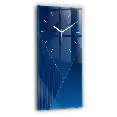 Horloge rectangulaire verticale Abstraction ornementale