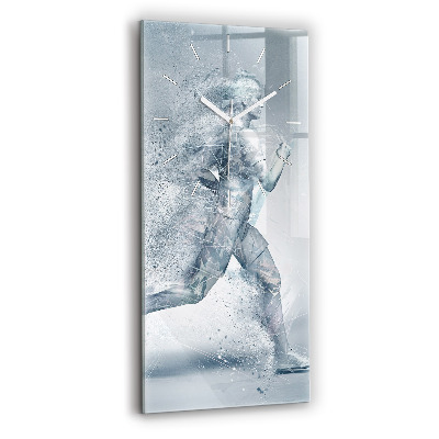 Horloge rectangulaire verticale Homme courant