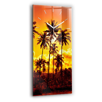 Horloge rectangulaire verticale Thaïlande Plage de Klong Prao