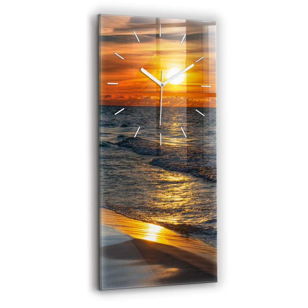 Horloge verticale en verre Władysławowo Mer Baltique