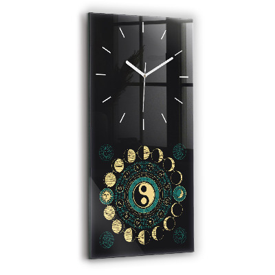Horloge rectangulaire verticale Phases de la lune