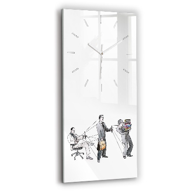 Horloge murale verticale Personnages en marionnettes
