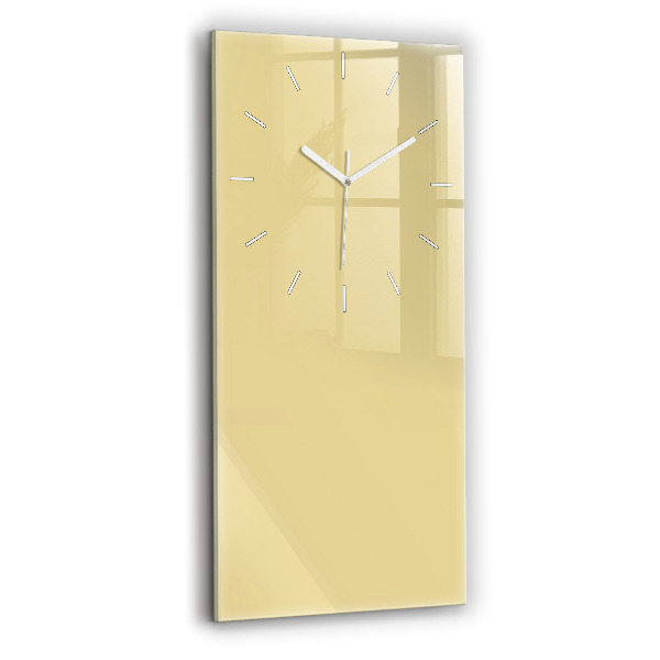 Horloge rectangulaire verticale Couleur crème