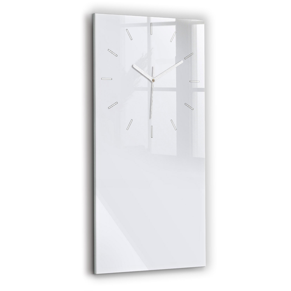Horloge murale verticale Coloris blanc foncé