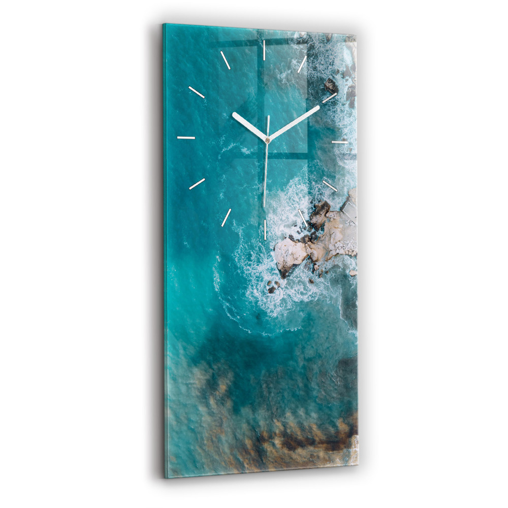 Horloge rectangulaire verticale Fjords de la Costa Blanca