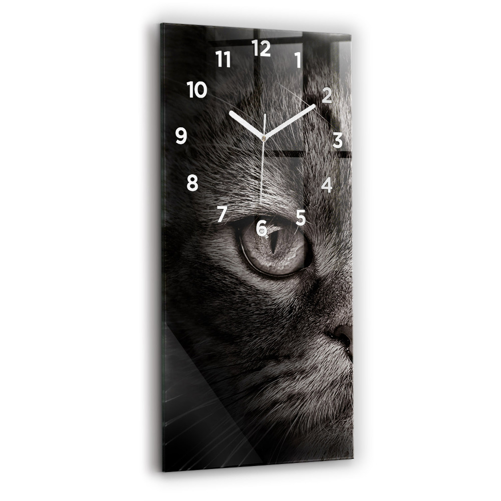 Horloge murale verticale Chien et chat écossais