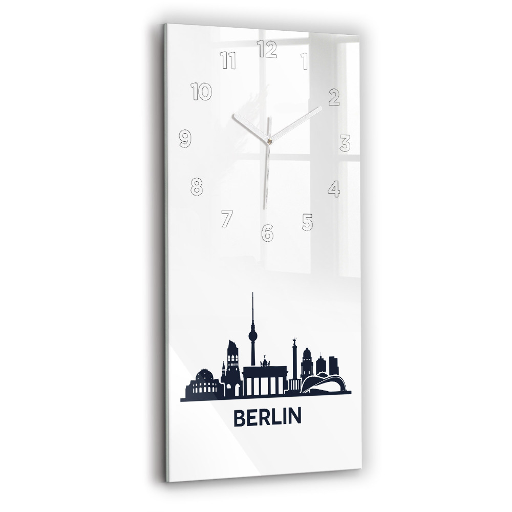 Horloge rectangulaire verticale Illustration de la ville de Berlin