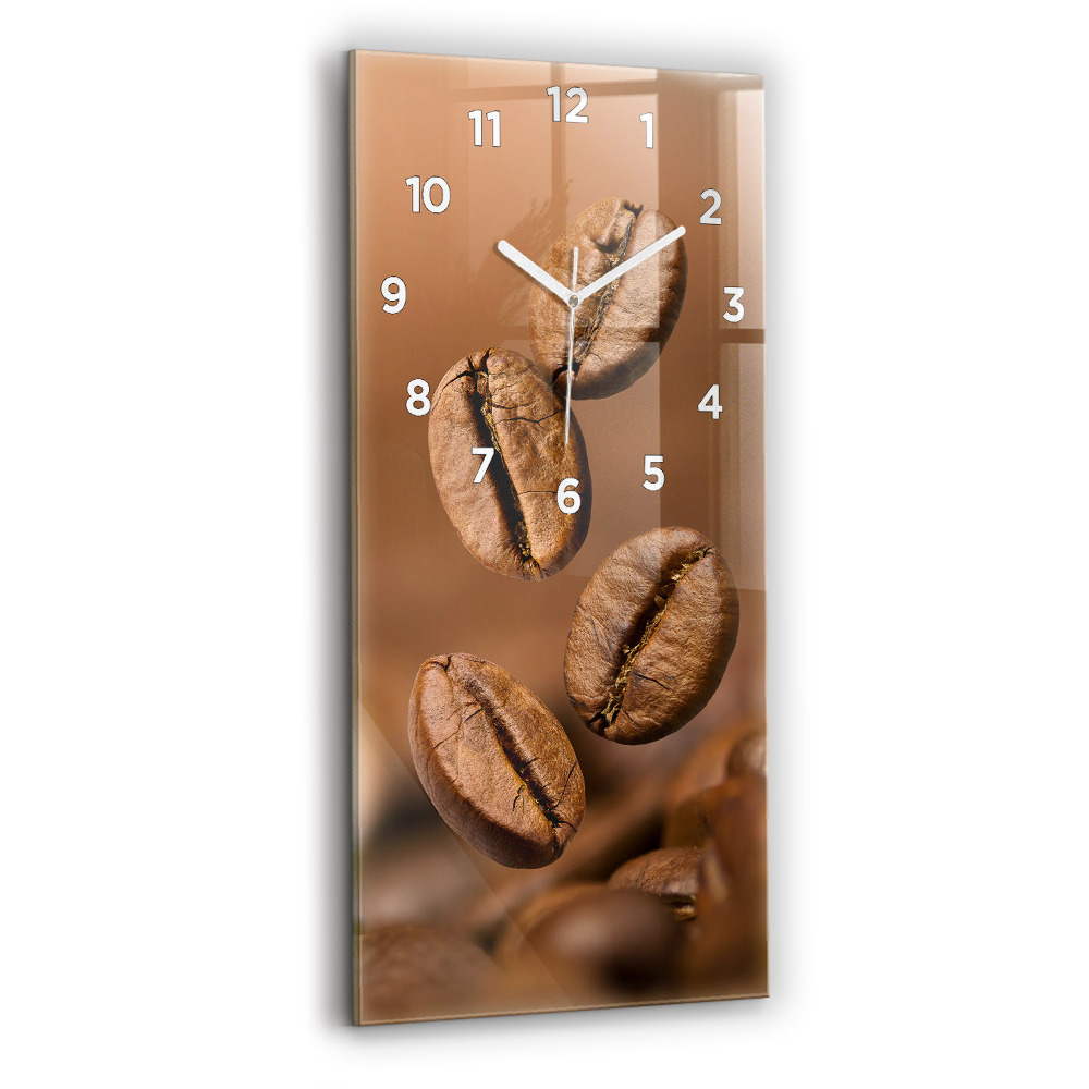 Horloge murale en verre rectangulaire Couleurs abstraites