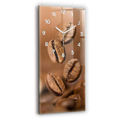 Horloge murale en verre rectangulaire Couleurs abstraites