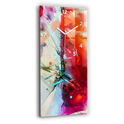 Horloge verticale en verre Rangées d'épices