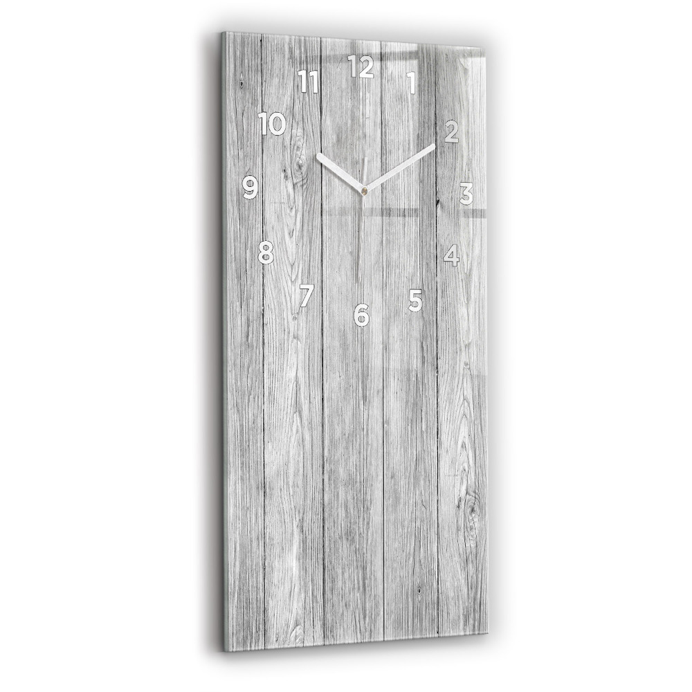 Horloge murale verticale Panneaux en bois