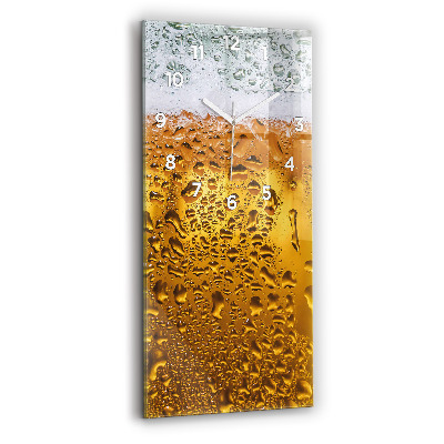 Horloge murale verticale Chope de bière