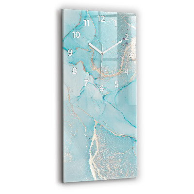 Horloge murale verticale Marbre décoratif
