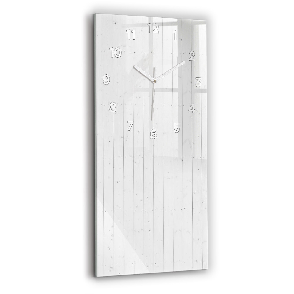 Horloge murale verticale Panneaux en bois
