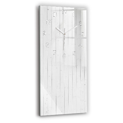Horloge murale verticale Panneaux en bois