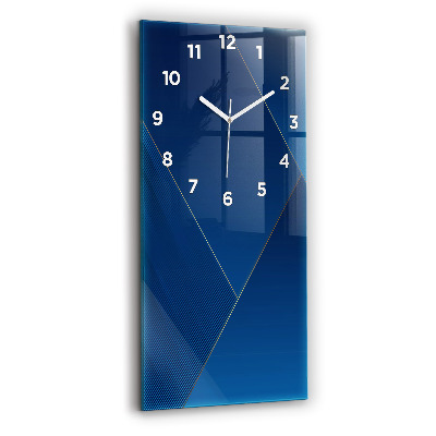 Horloge rectangulaire verticale Abstraction ornementale