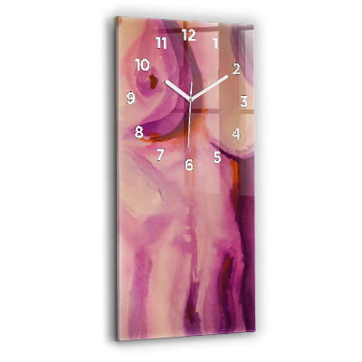 Horloge murale en verre rectangulaire Peinture de femmes