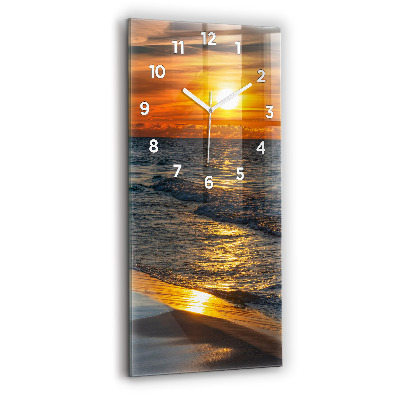 Horloge verticale en verre Władysławowo Mer Baltique