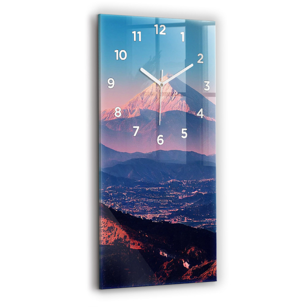 Horloge murale verticale Montagnes à San Antonio USA