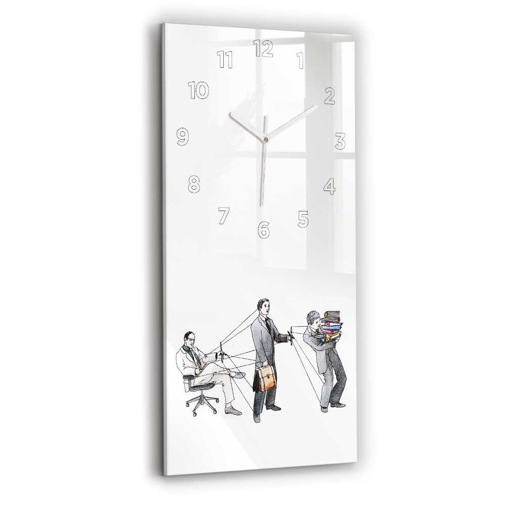 Horloge murale verticale Personnages en marionnettes