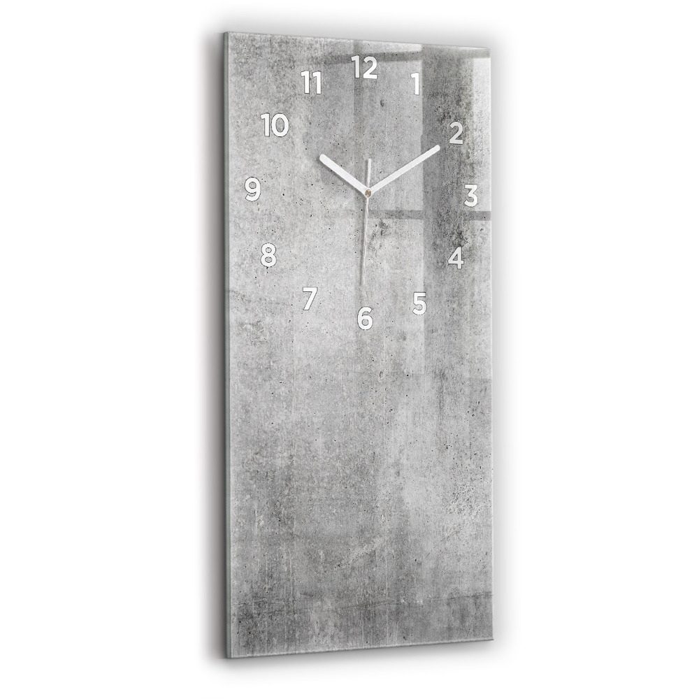 Horloge rectangulaire verticale Mur brut