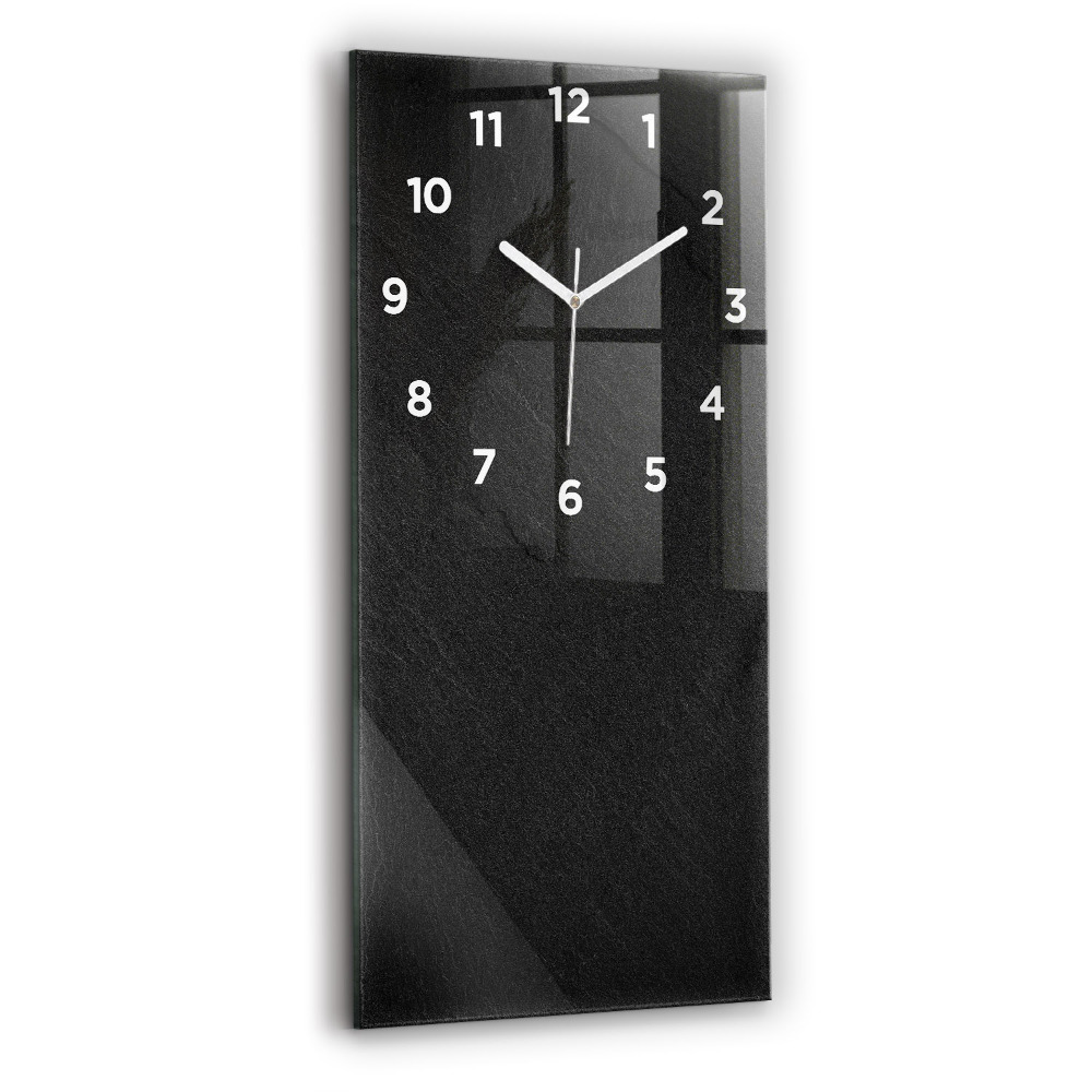 Horloge rectangulaire verticale Rocher sombre