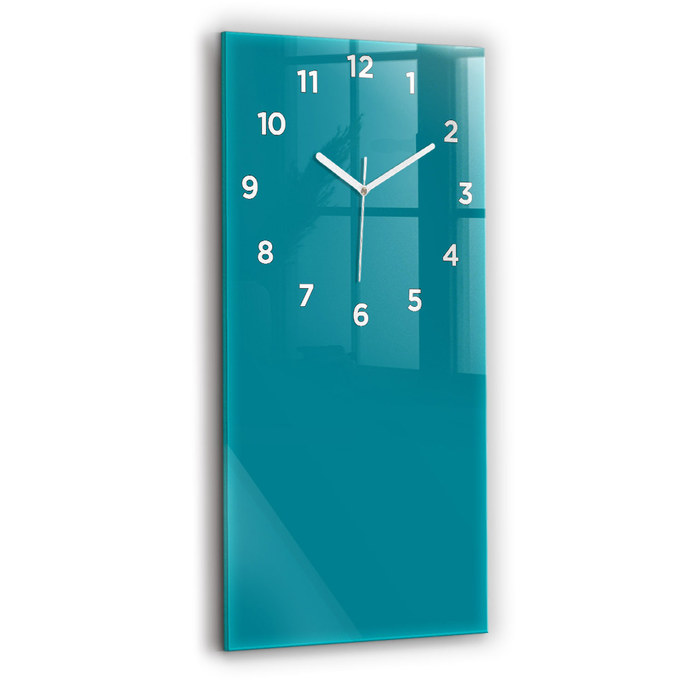Horloge murale verticale Couleur marine