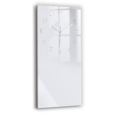 Horloge murale verticale Coloris blanc foncé