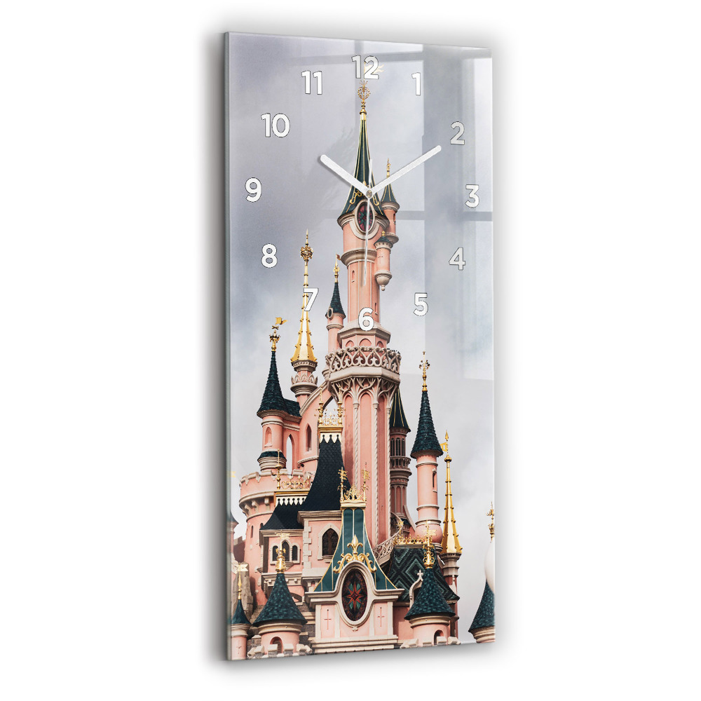 Horloge rectangulaire verticale Château de Disneyland à Paris