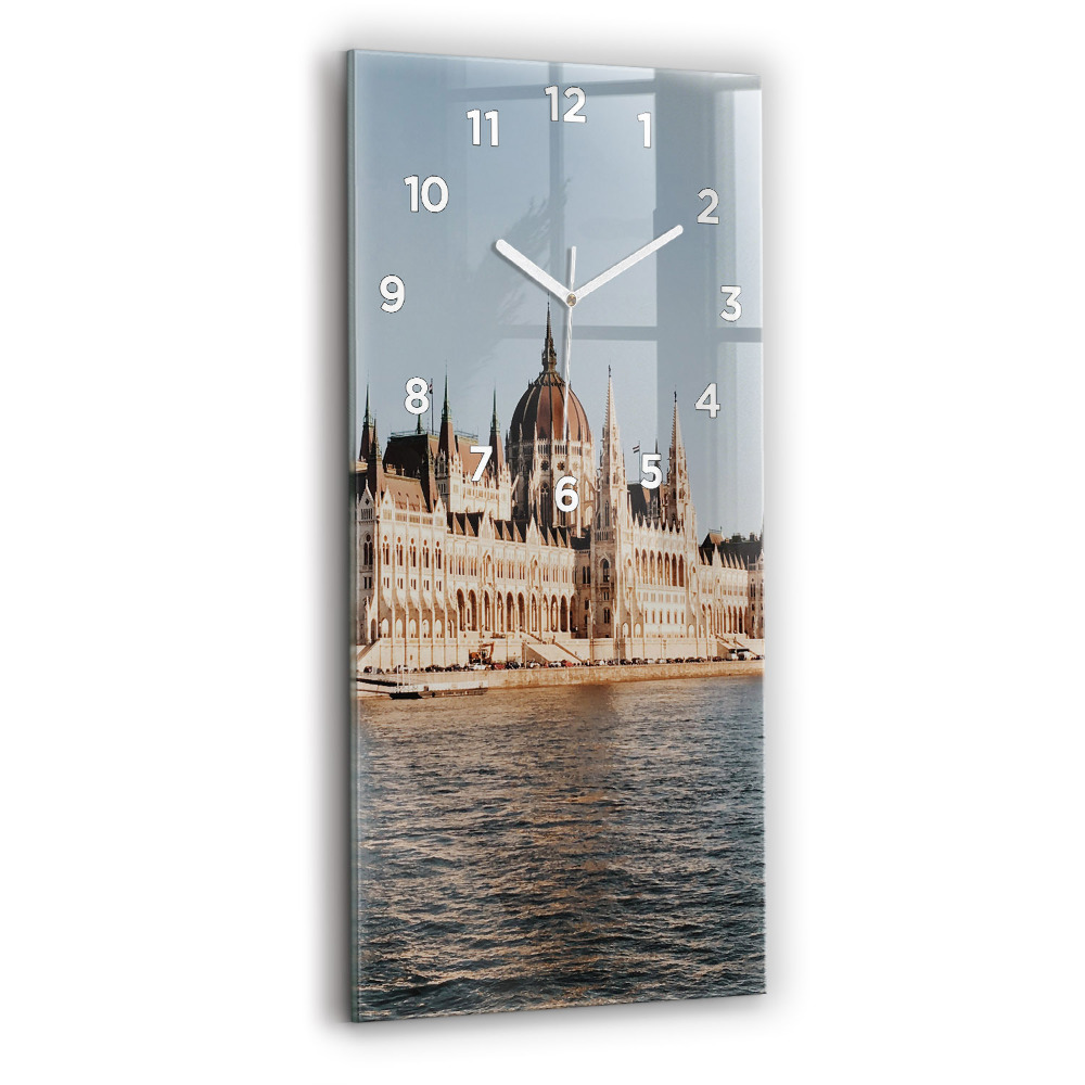 Horloge murale en verre rectangulaire Parlement à Budapest