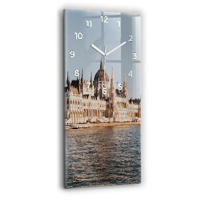 Horloge murale en verre rectangulaire Parlement à Budapest