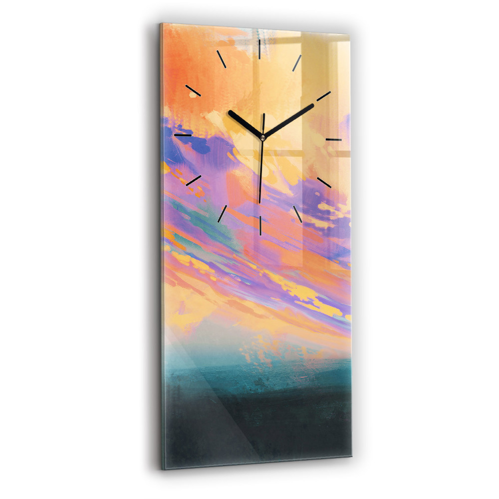 Horloge murale verticale Amour platonique
