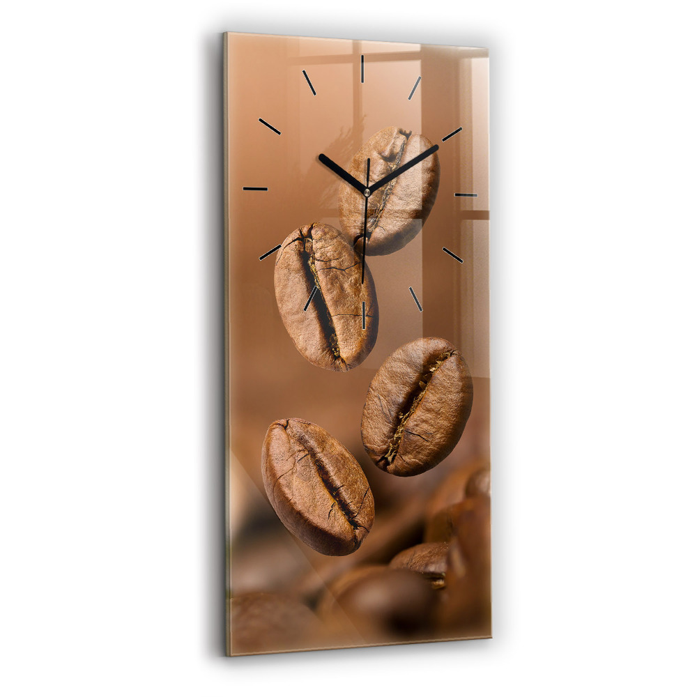 Horloge murale en verre rectangulaire Couleurs abstraites