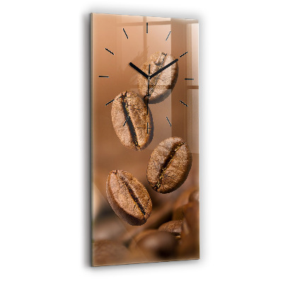 Horloge murale en verre rectangulaire Couleurs abstraites
