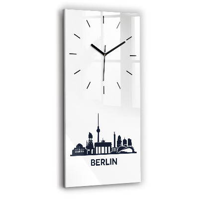 Horloge rectangulaire verticale Illustration de la ville de Berlin
