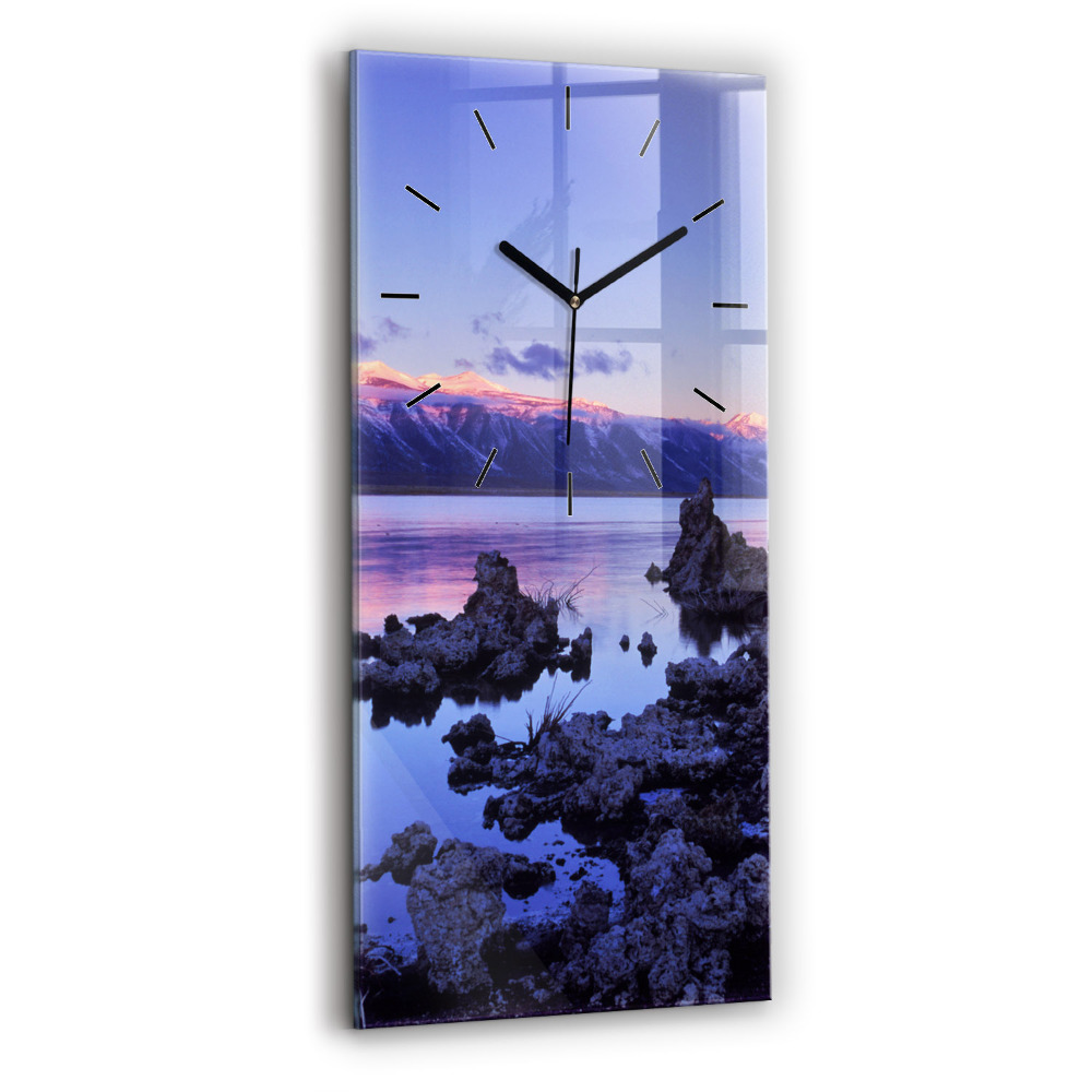Horloge rectangulaire verticale Lac de Californie
