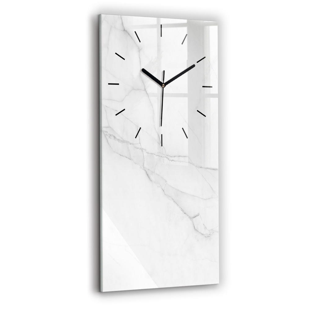 Horloge murale verticale Marbre décoratif