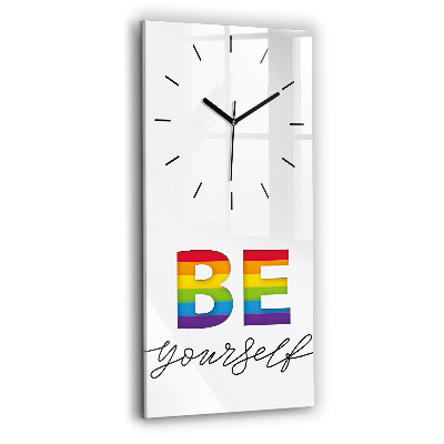 Horloge murale verticale Panneau 