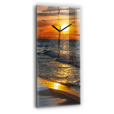 Horloge verticale en verre Władysławowo Mer Baltique